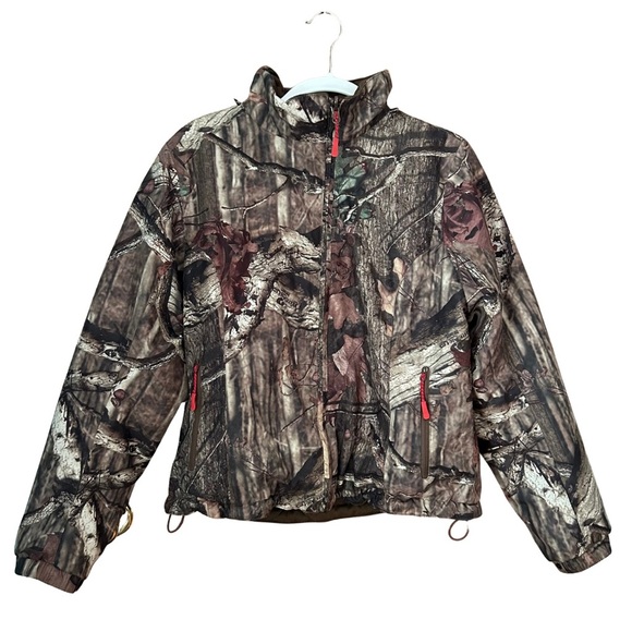 Cabela’s AGO Break Up Realtree Camo Print Thinsulate Zip Up Reversible Jacket - Picture 1 of 7